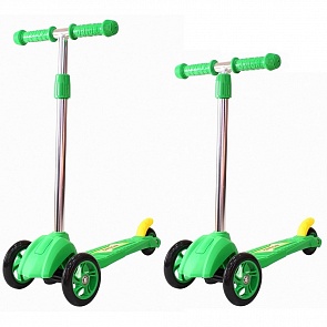 Детский трехколесный самокат зеленого цвета RT ORION MINI 164в2 (Orion, 5906rt)